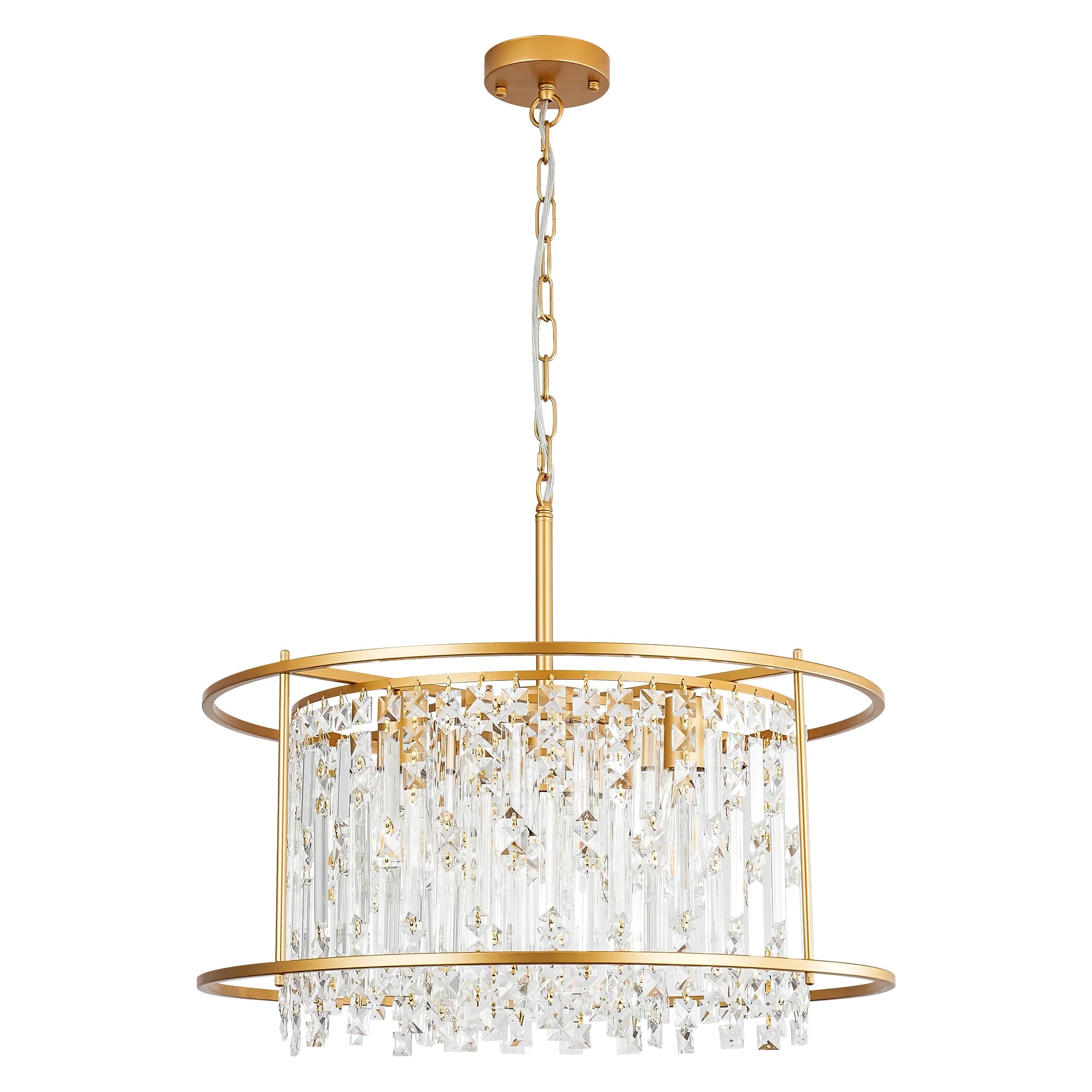 5-Light Dimmable Dome Contemporary Chandelier S672121