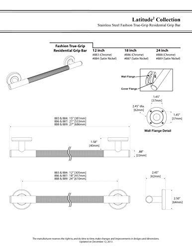 Satin Nickel Grip Bar C6687