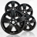 17" Gloss Black Wheel Skins Set of 4 K397