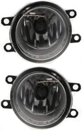 Fog Light Assembly for Toyota RAV4 2009-2012 Driver and Passenger Side Pair Halogen Round W400