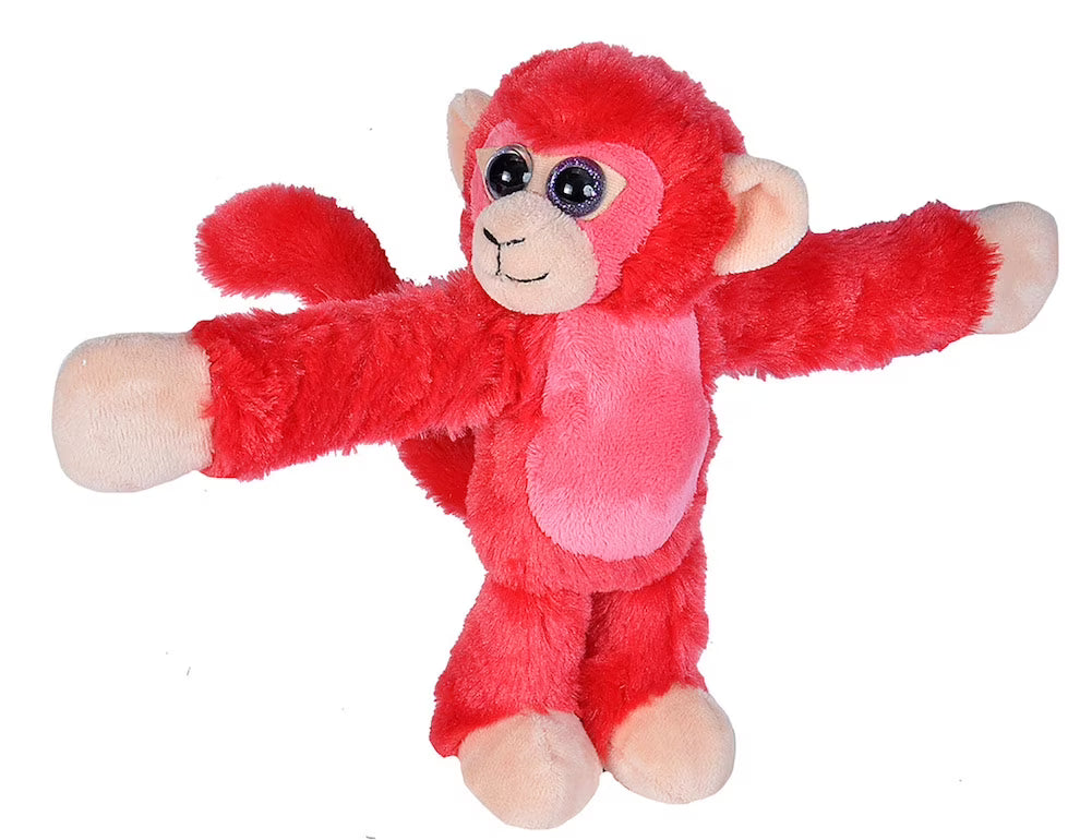 Red Monkey Plush Stuffed Animal, 8 inches E74239
