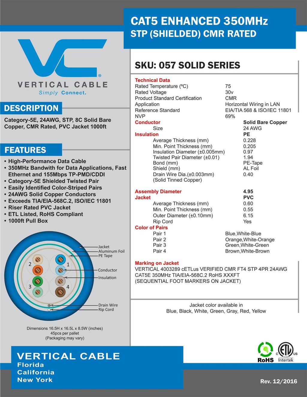 Bulk Ethernet Cable Z568564