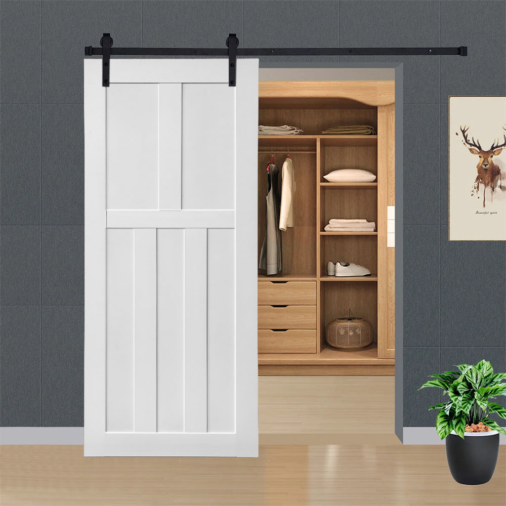32" x 80" Unfinished Solid Wood Barn Door Slab V3377