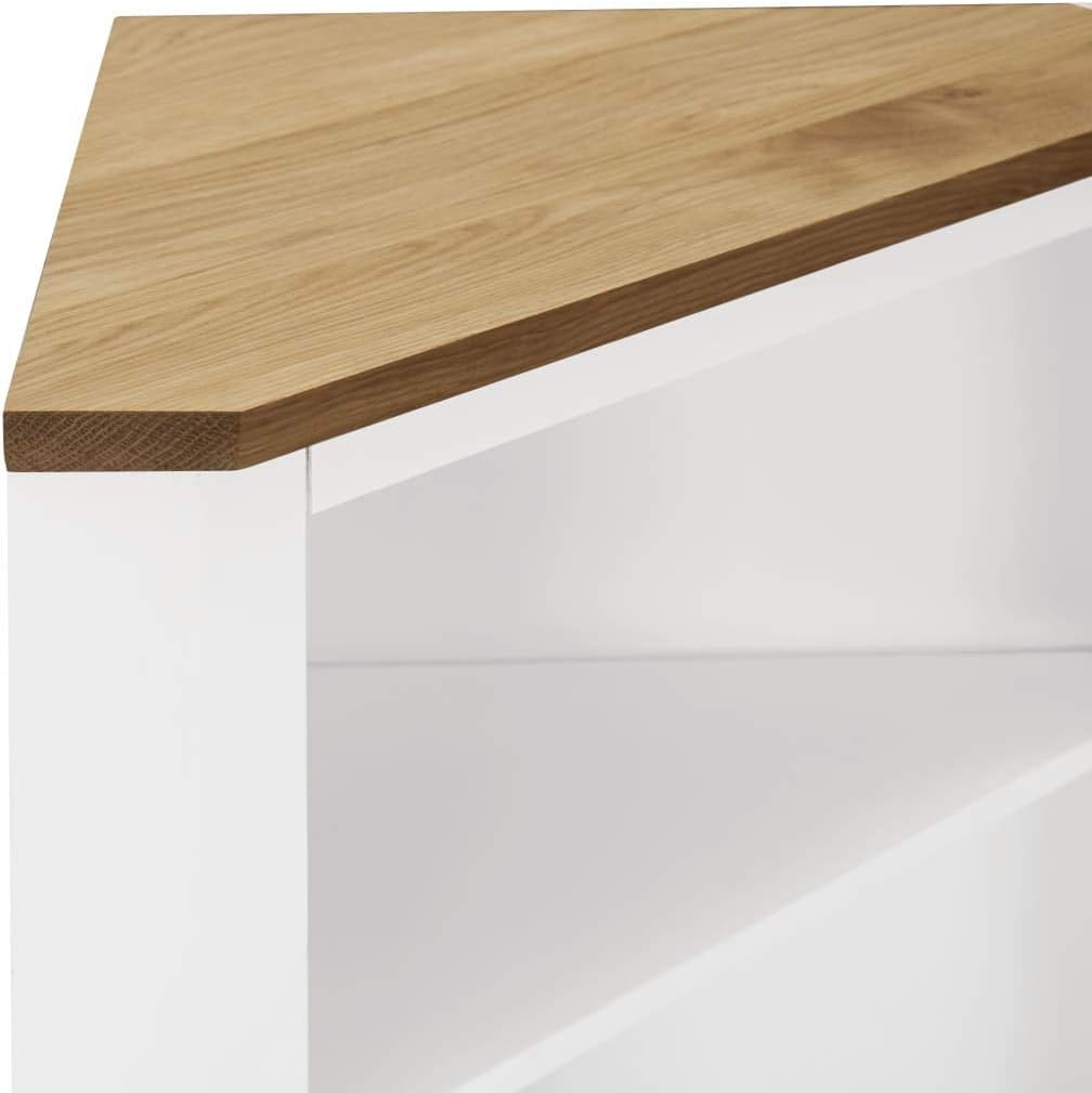 Corner Cabinet Solid Oak Wood C3963