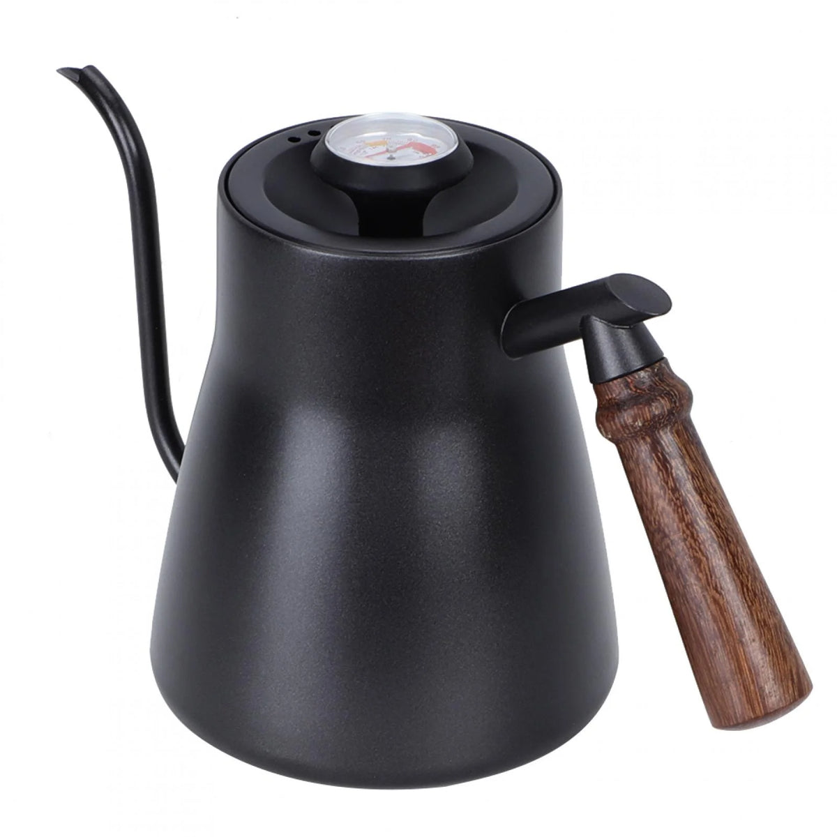 Coffee Pot with Wooden Handle and Thermometer E592