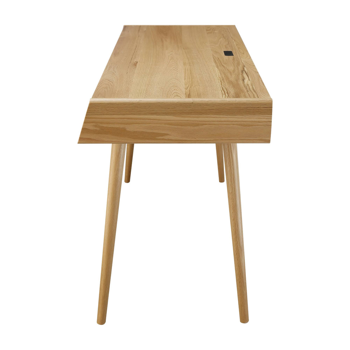 Solid American Oak Desk with USB Ports I191980