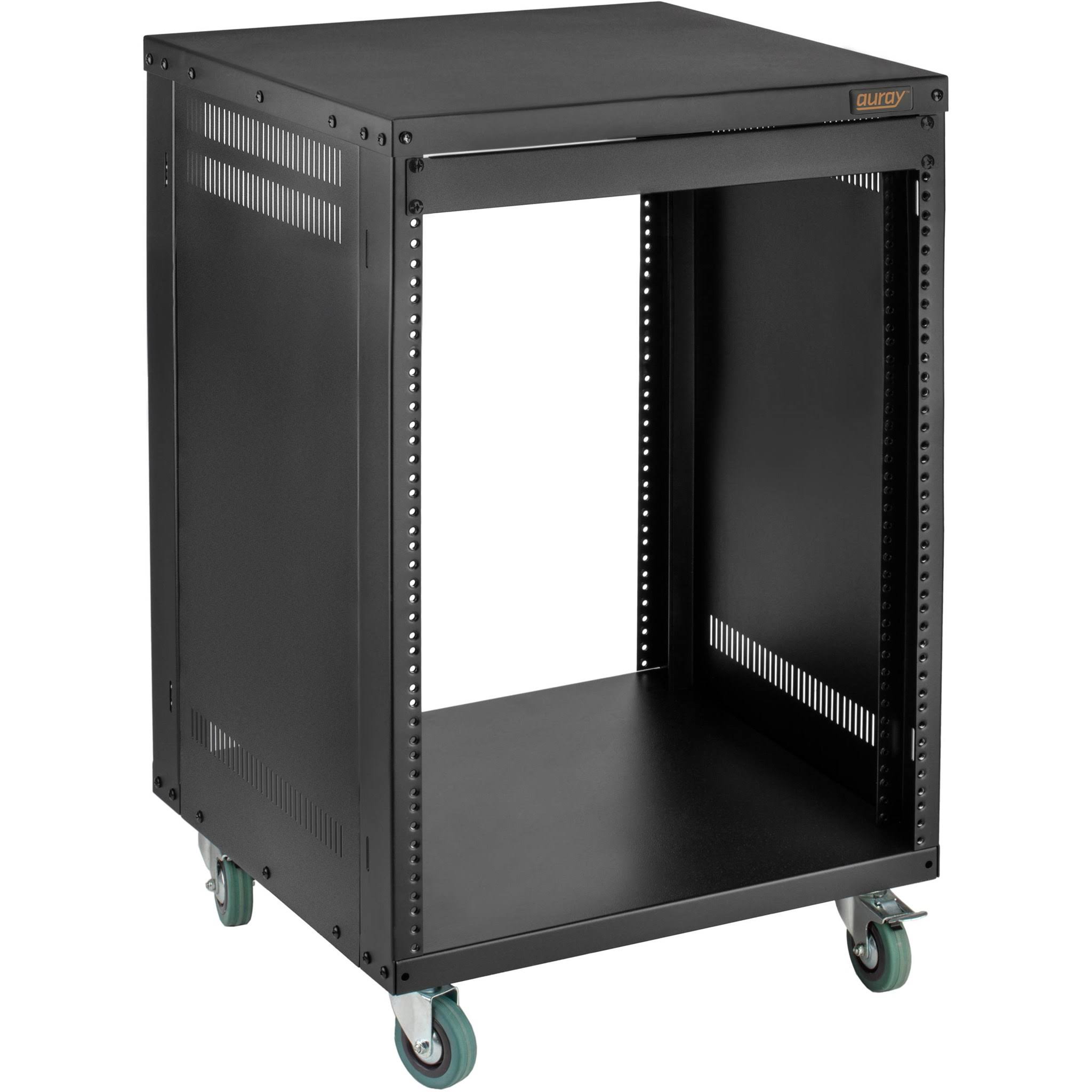 12U Steel Equipment Rack with 3 Casters J6584