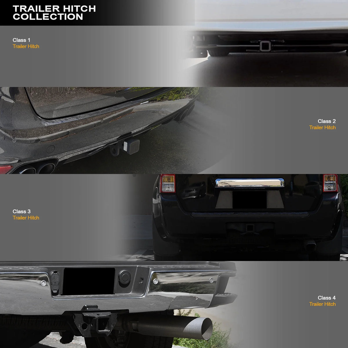 Class 1 Trailer Tow Hitch Receiver 1.25" C1703