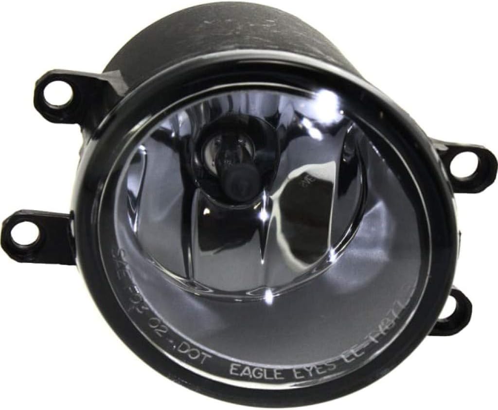 Fog Light Assembly for Toyota RAV4 2009-2012 Driver and Passenger Side Pair Halogen Round W400