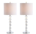 27.5 in. Chrome/Clear LED Table Lamp F903008