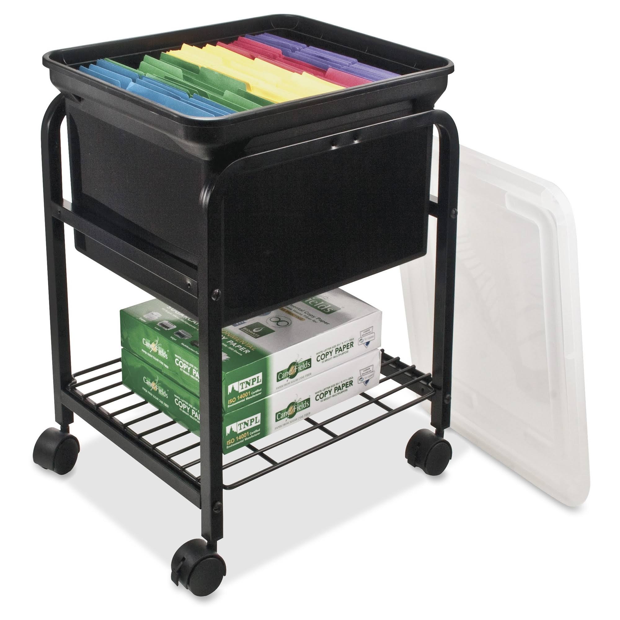 Hanging File Cart with Clear Lid H36238