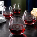 Set of 4 Stemless Wine Glasses O572
