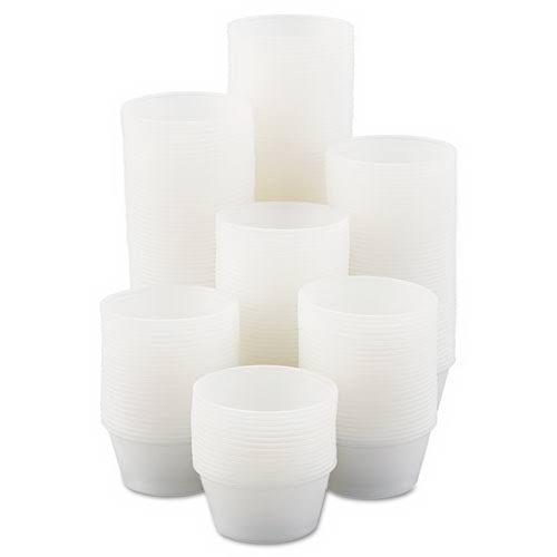 Black Plastic Portion Cup 2 oz 125/Bag T66791