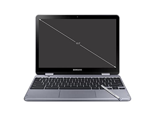 Plus 2-in-1 12.2" Touch-Screen Chromebook - Intel Celeron - 4GB Memory - 32GB eMMC Flash Memory - Stealth Silver E93083
