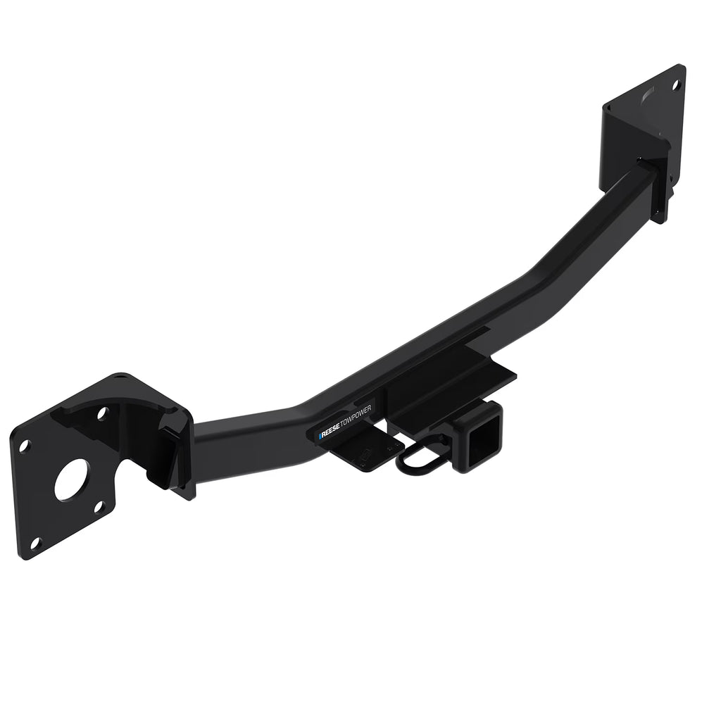 Class 3 Trailer Hitch, 2 Inch Square Receiver, Black V1194