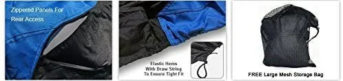 Gray/Black Trailerable Jet Ski Cover with Trailer Straps and Storage Bag V187148