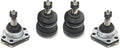 4 Piece Suspension Lower & Upper Ball Joints Pack of 2 G253