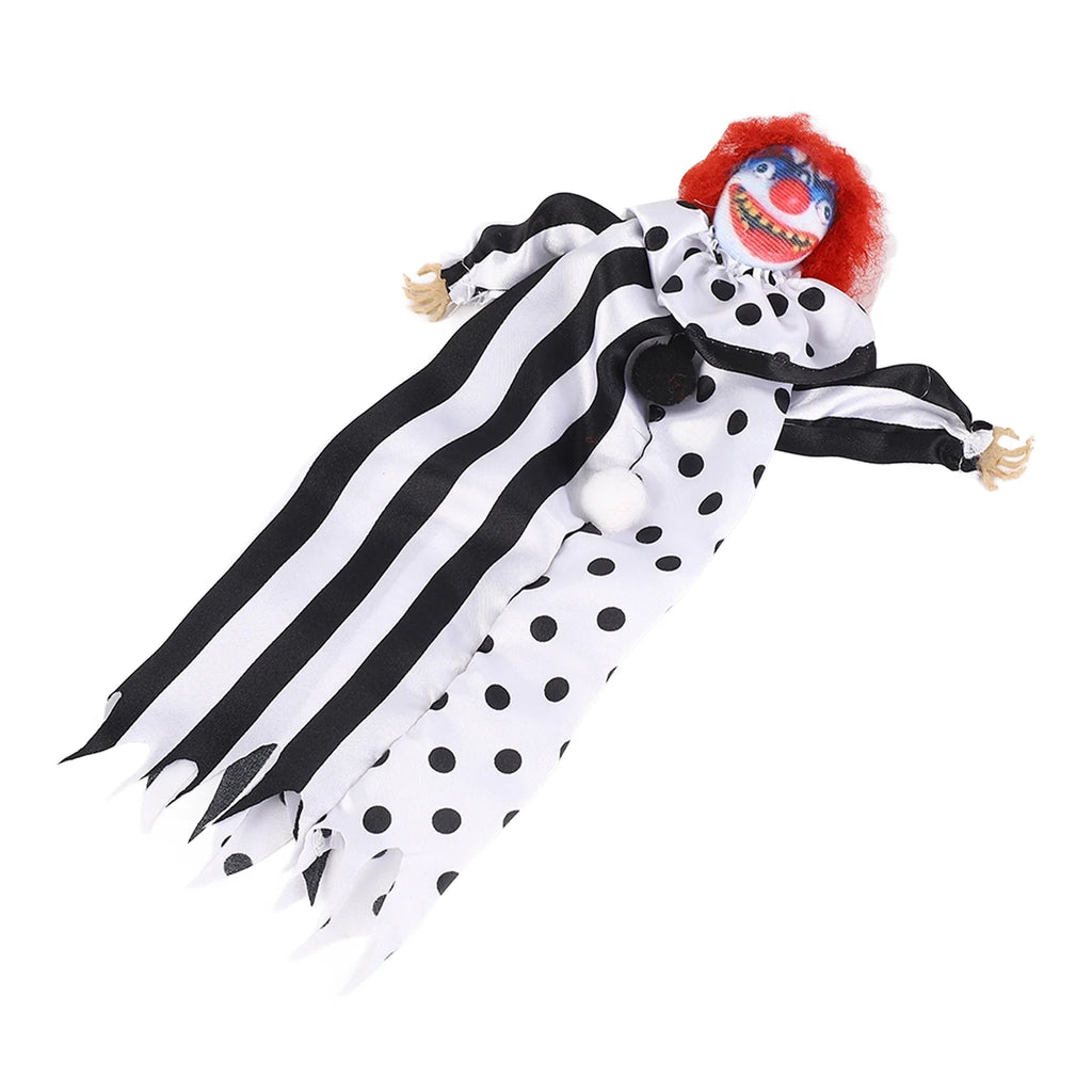 Hanging Clown Doll Decoration Black Approx. 25X15cm V980
