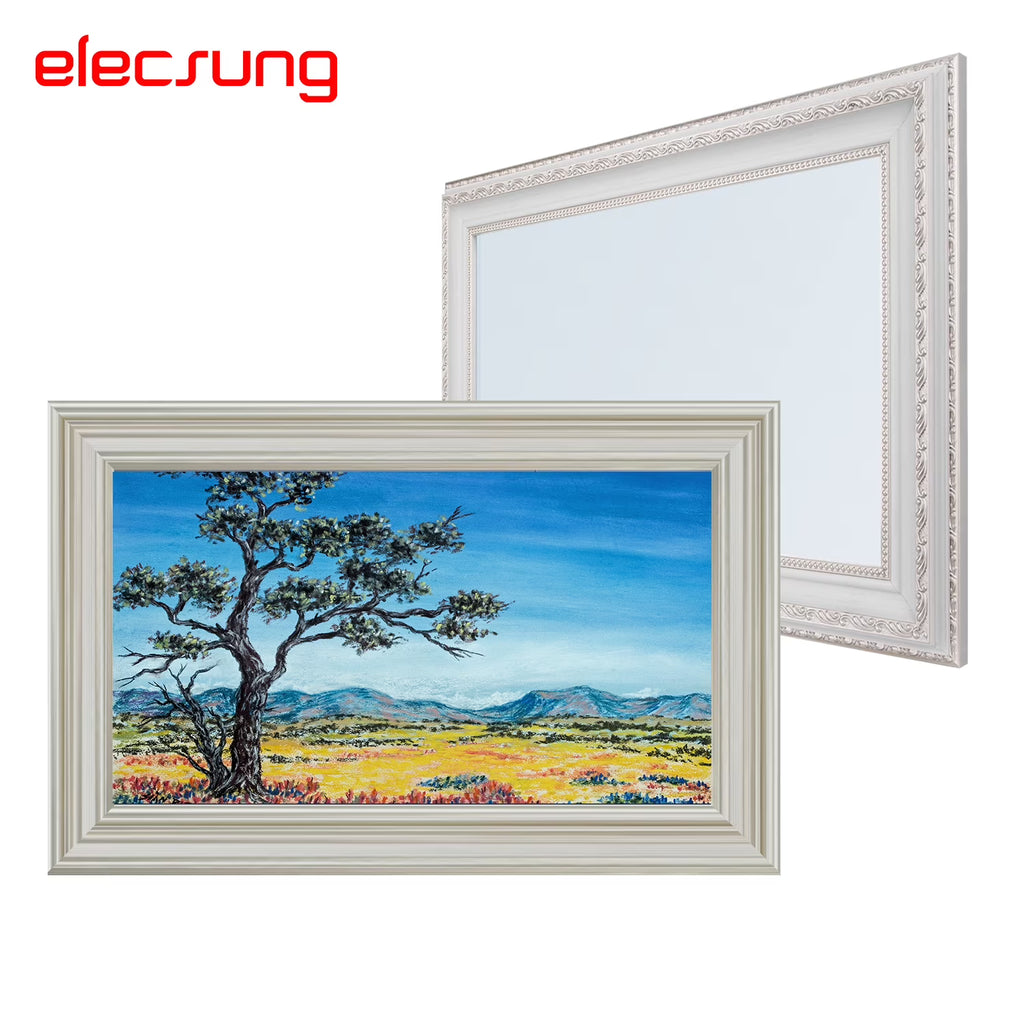 22" Smart Mirror TV with Antique White Frame L125674