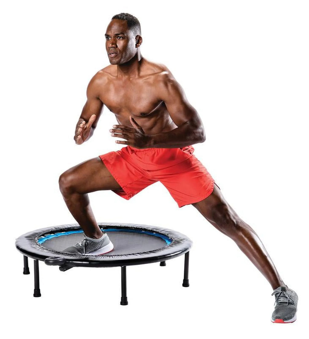 36" W x 36" D x 12" H Black Trampoline with Monitor and Adjustable Incline T313768