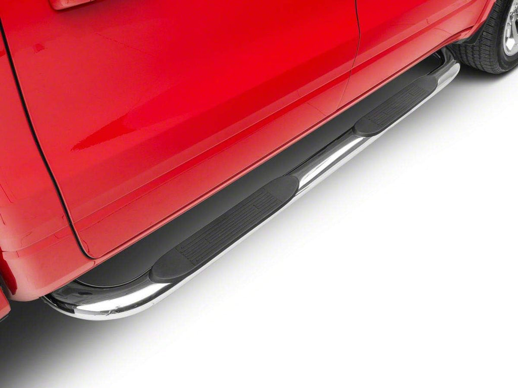 Oval Bent End Side Step Bars in Stainless Steel O75326