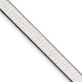 925 Sterling Silver Herringbone Chain Necklace 18 inch J33649