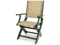 Mahogany Recycled Plastic Folding Chair X1012