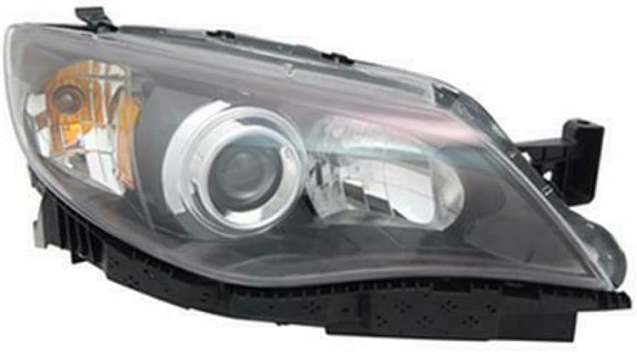 Black Passenger Side Headlight for Subaru Impreza H957956