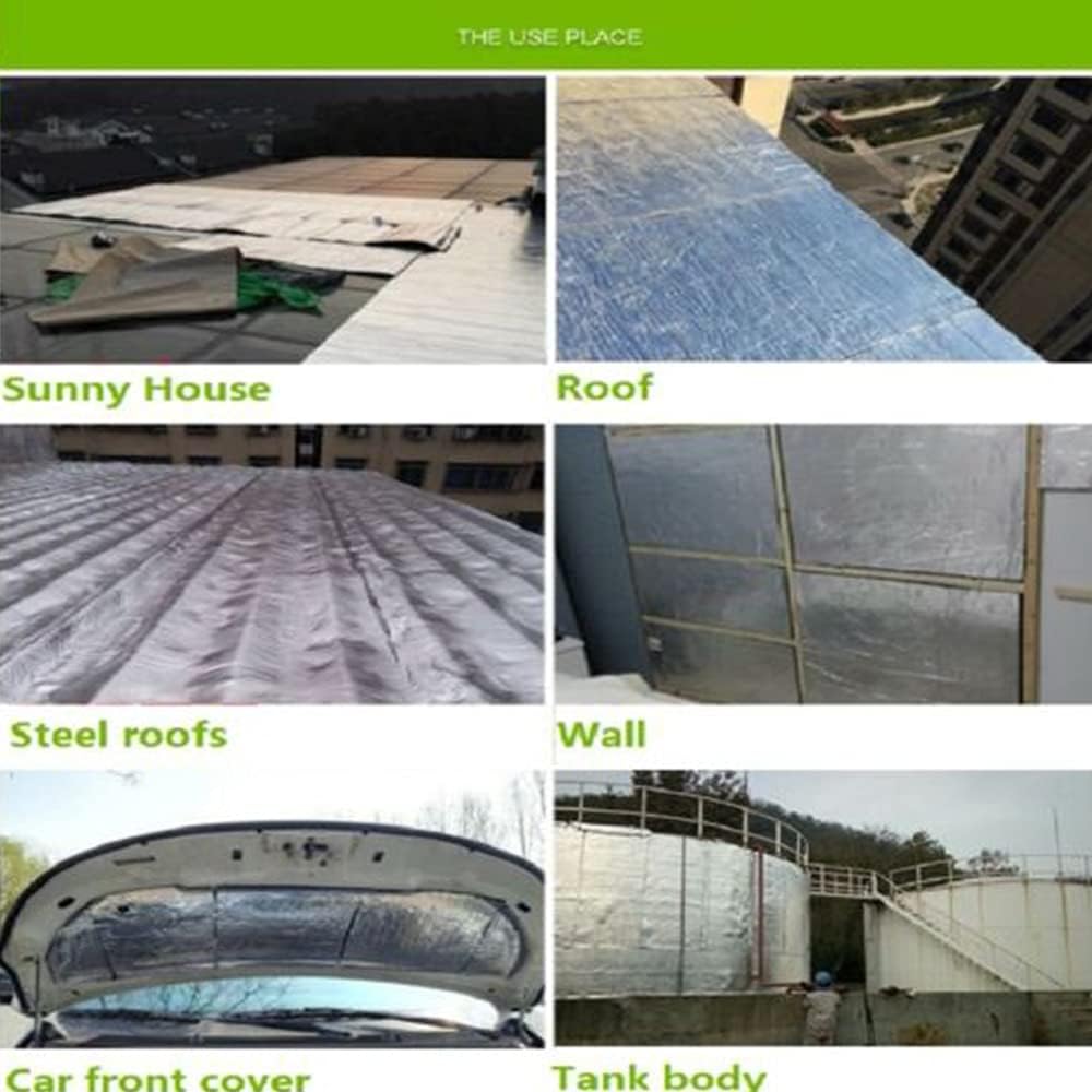 160x40 Inch Pack of 2 Aluminum Heat Sound Deadening Insulation Mat L56878