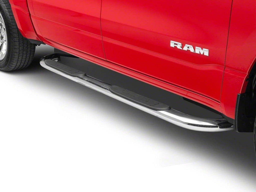 Oval Bent End Side Step Bars in Stainless Steel O75326