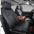 Black Seat Covers for Toyota Tundra Extended Cab and Double Cab Z91597