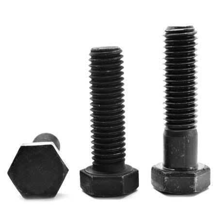 M12 x 1.75 x 180 mm Coarse Thread Hex Cap Screw Black Oxide Pk 50 X21436