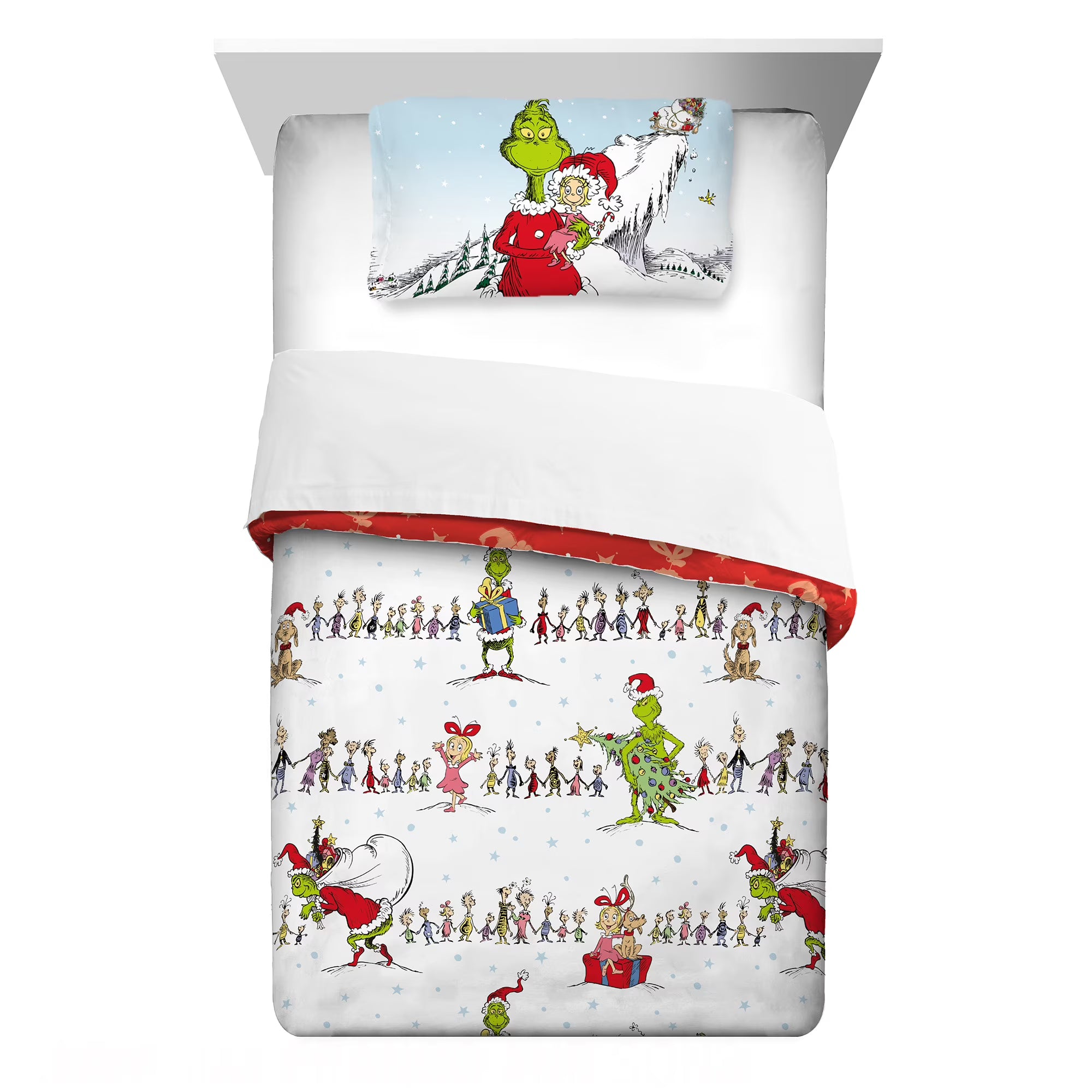 Twin/Full Reversible Comforter and Pillowcase Set K3033