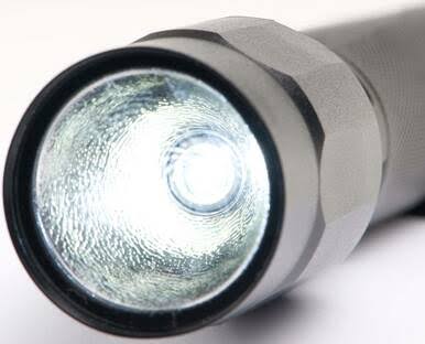 Black LED Flashlight X857