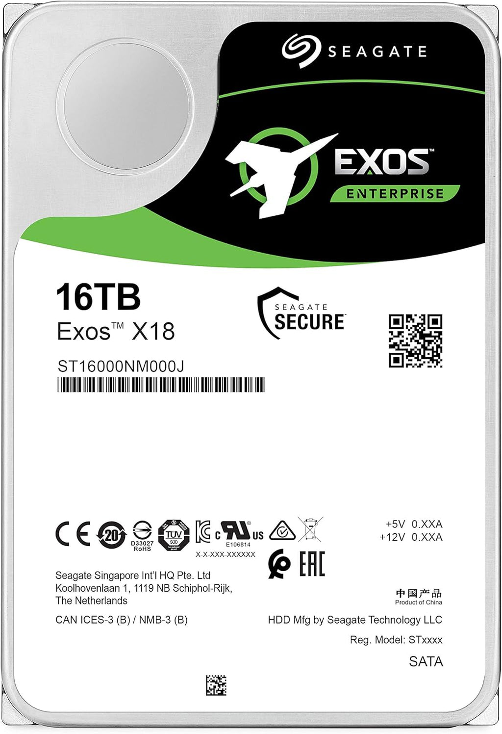 16TB Enterprise HDD 3.5 Inch SATA 7200 RPM A4111