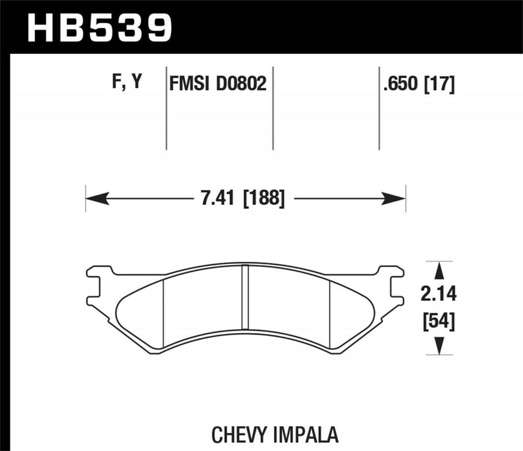 HPS 5.0 Disc Brake Pad R3831