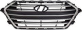 Silver Shell Black Insert Grille Assembly J9510