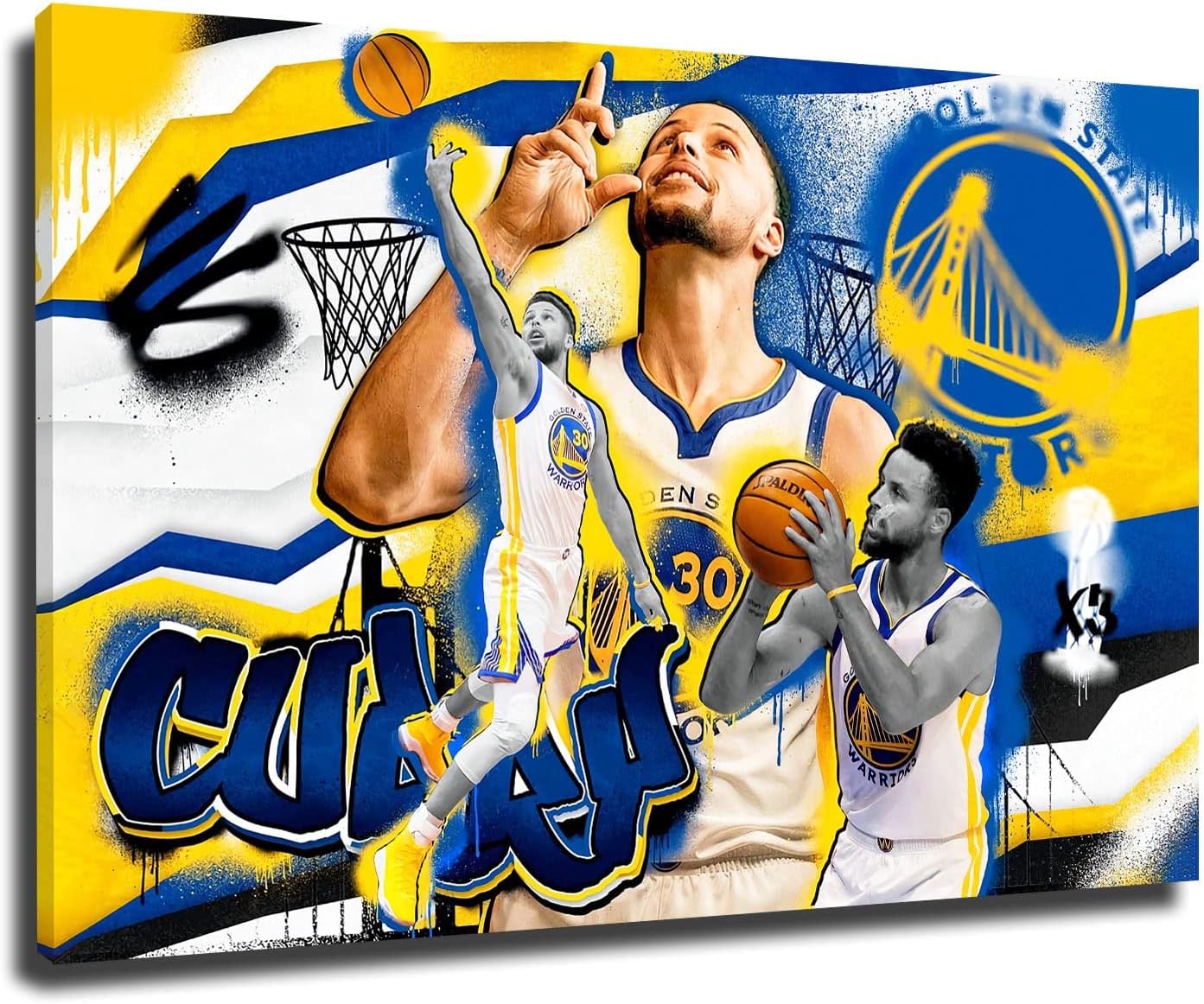 16x24" Framed Canvas Wall Art Poster L236