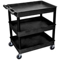 Black Three Shelves Utility Cart C951448