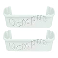 White Refrigerator Door Bin Shelf 2 Pack H597455