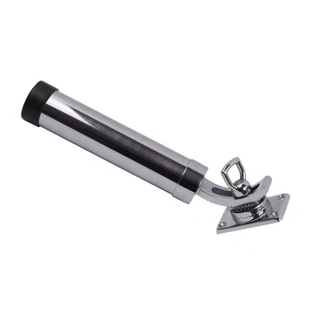 Stainless Steel Rail Mount Rod Holder X17655