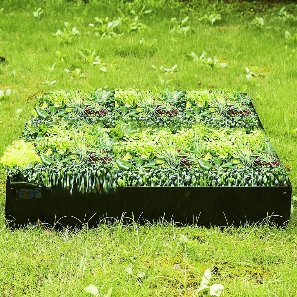 Steel Landscape Edging 4 Pack 40 inch Length 6.4 inch Depth Metal Edging W121