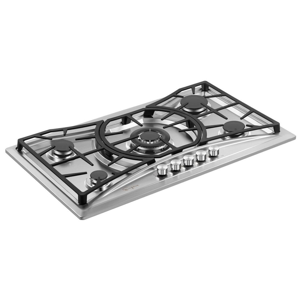 36x22 Stainless Steel 5 Burners Gas Cooktop B666099