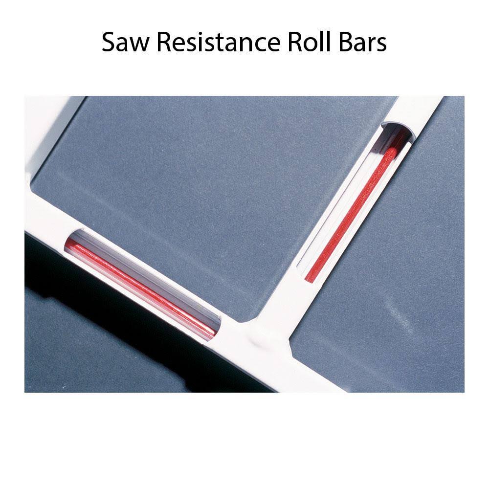 White 8-Bar Window Guard N1867