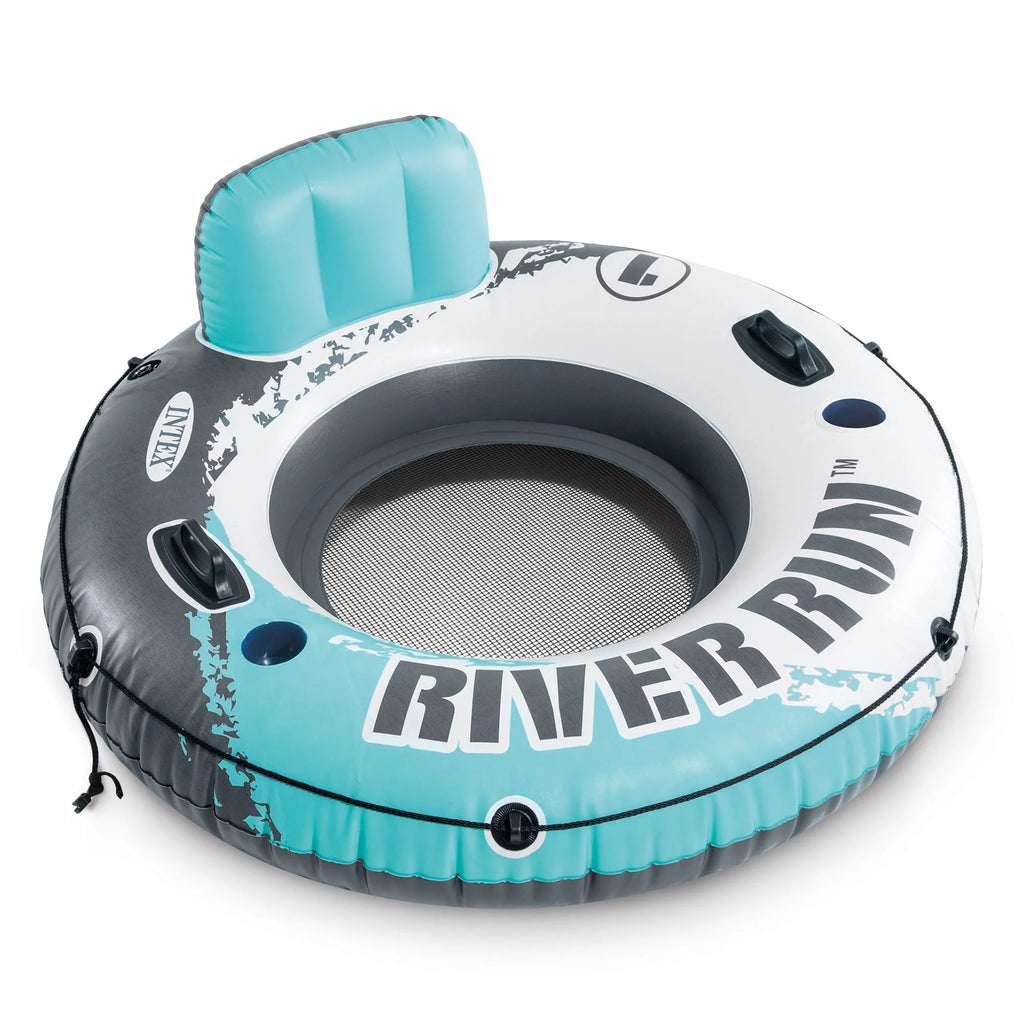 Red Inflatable Tube 6 Pack and 2-Person River Float 2 Pack A163154