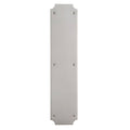 Scalloped Push Plate Satin Nickel T52574