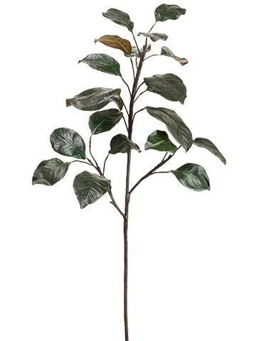 Magnolia Leaf Spray Green 12 Pieces O1456