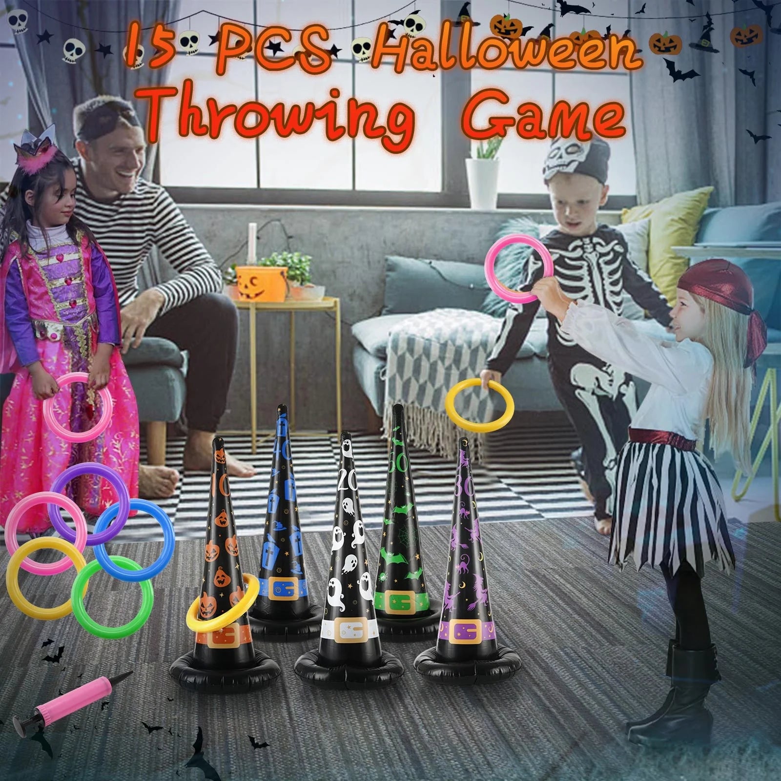 Inflatable Witch Hat Ring Toss Games Z986623