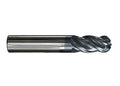Aluminum Titanium Nitride Coated Flat End Mill, 3/4x22 Cutting Diameter J725
