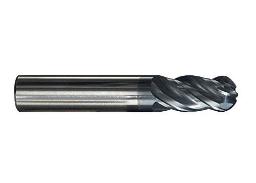 Aluminum Titanium Nitride Coated Flat End Mill, 3/4x22 Cutting Diameter J725